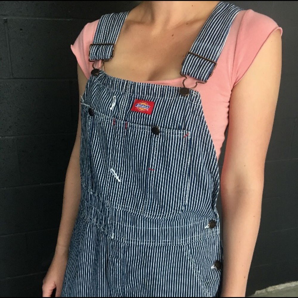 Pinstripe Dickies Overalls